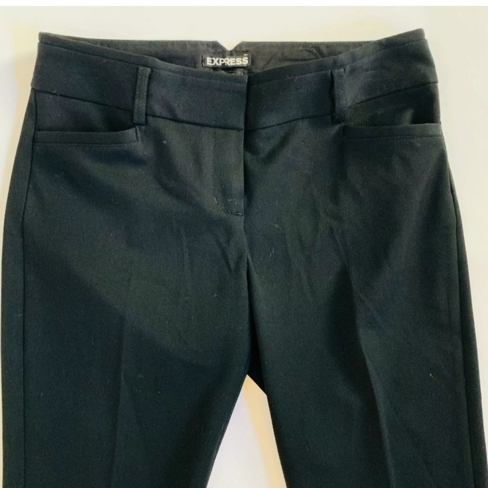 Express Columnist Barely Boot Pants Black Work - image 8
